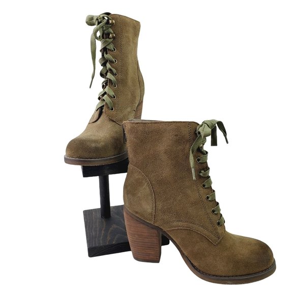 Sbicca Vtg Collection Bridge Suede Zip Ankle Boots 6.5 - Picture 2 of 12